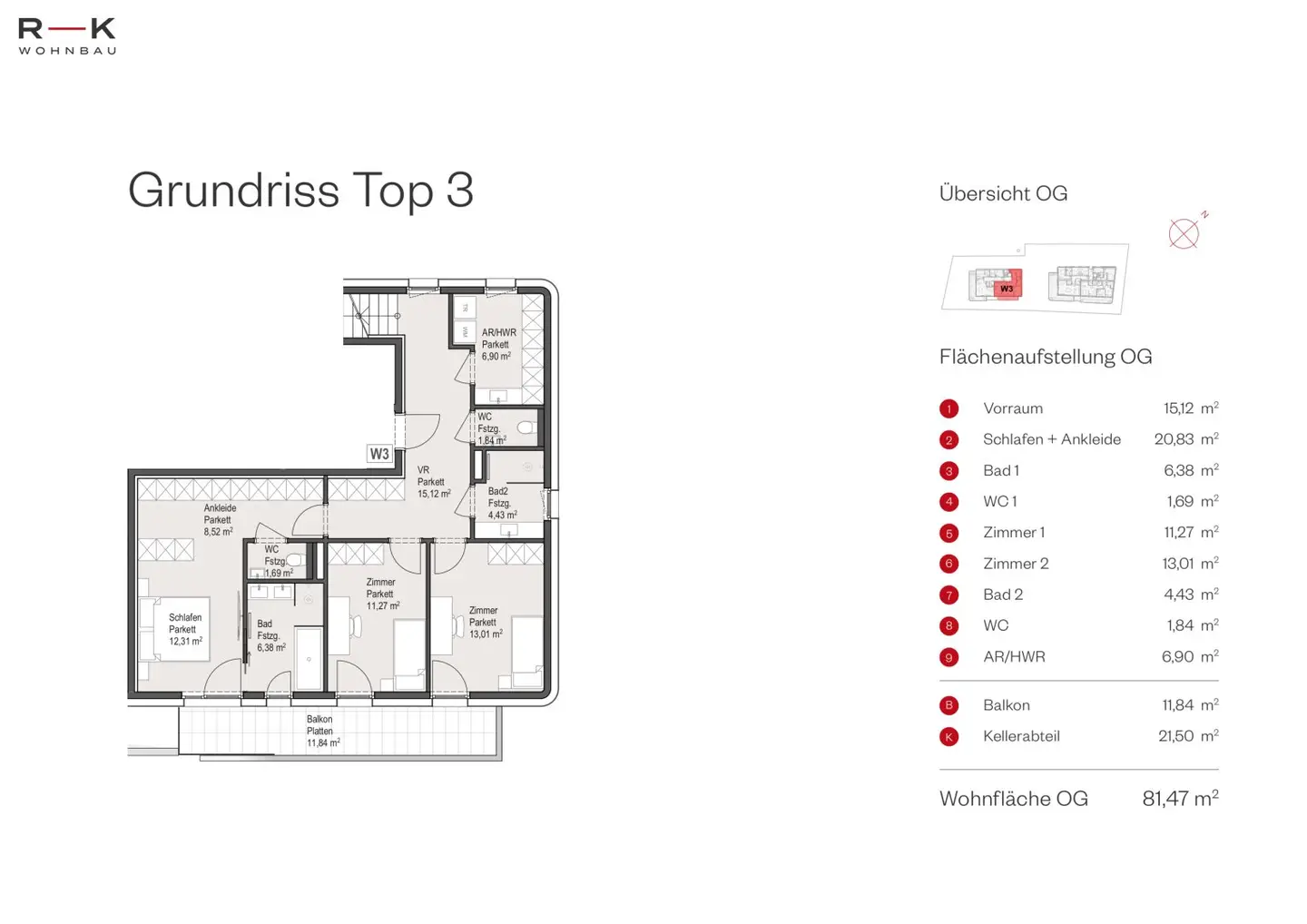 Brand new penthouse with roof terrace
