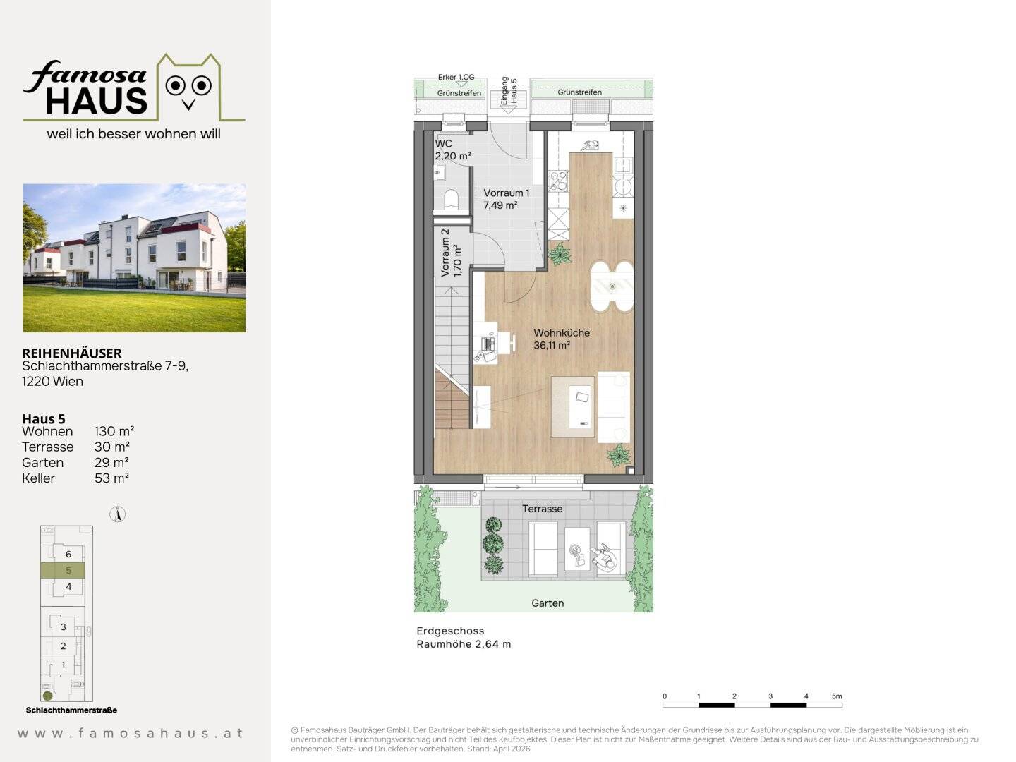 Terraced House Essling 181m² New Build