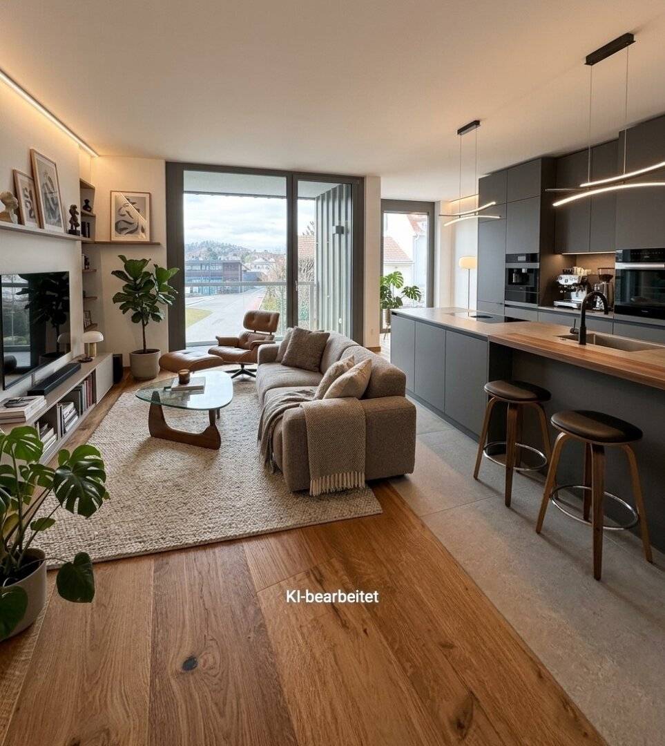 Wohnung mit Terrasse und Loggia Erstbezug