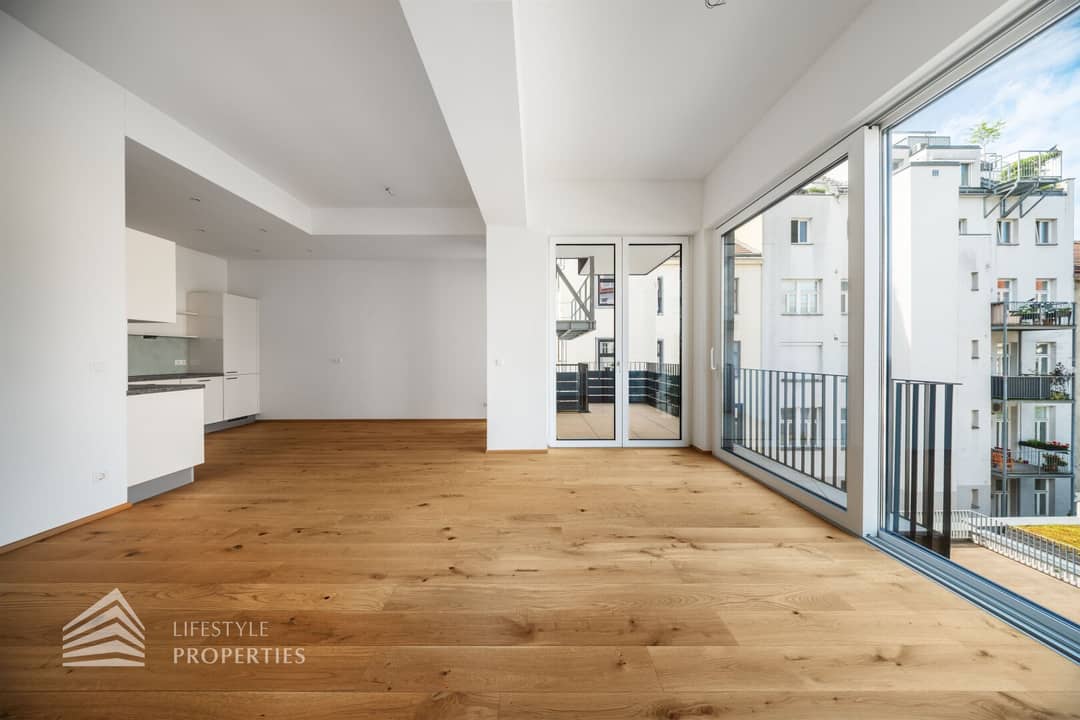 Wohnung mit Balkon und Loggia in Margareten