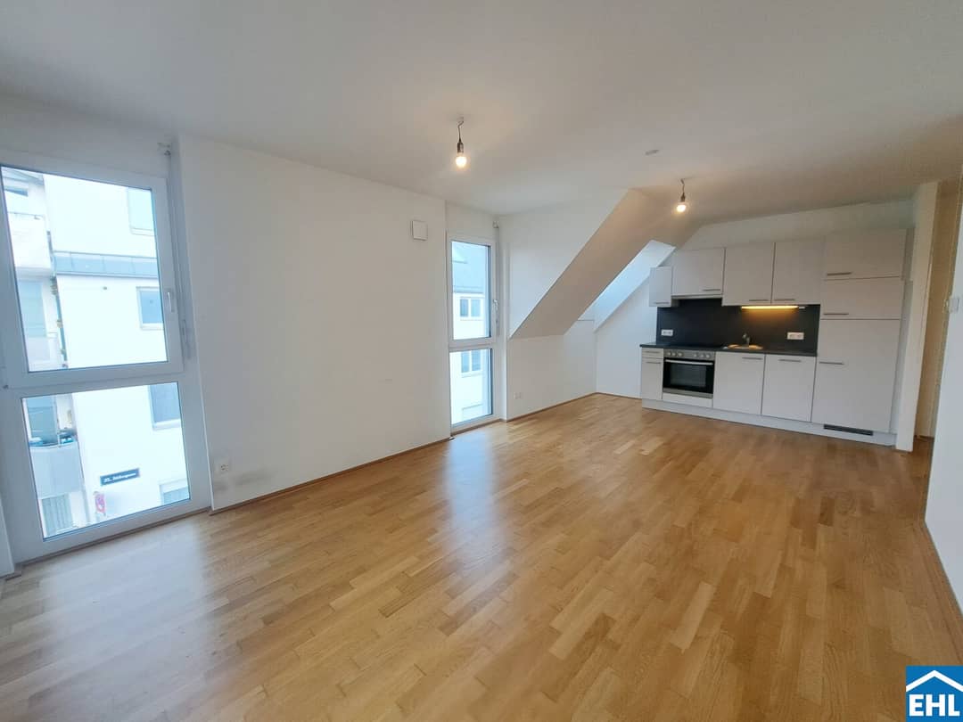 Wohnung mit Terrasse und offener Küche