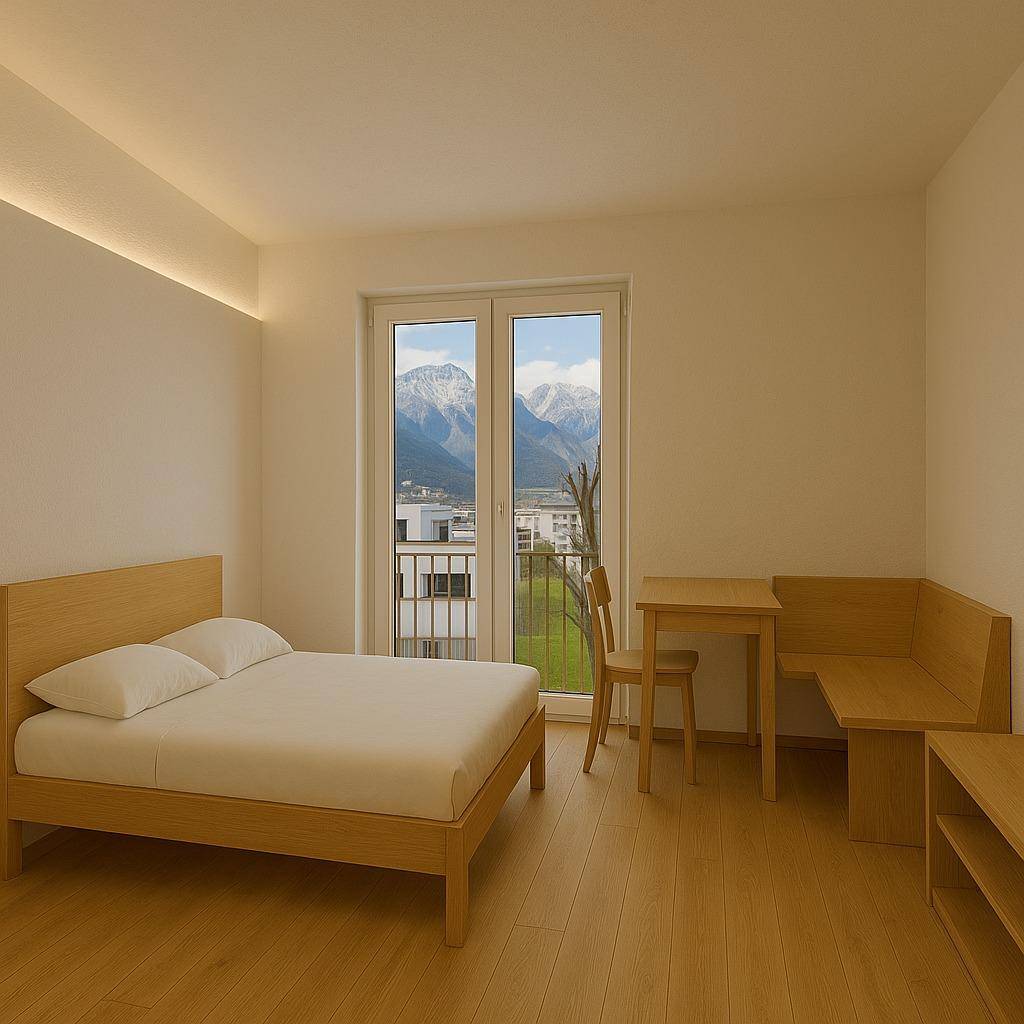 Garconniere im Stadtzentrum mit Nordkettenblick
