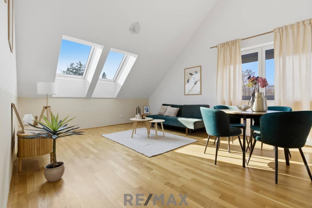 Dachgeschosswohnung Auwiesen, 63m²