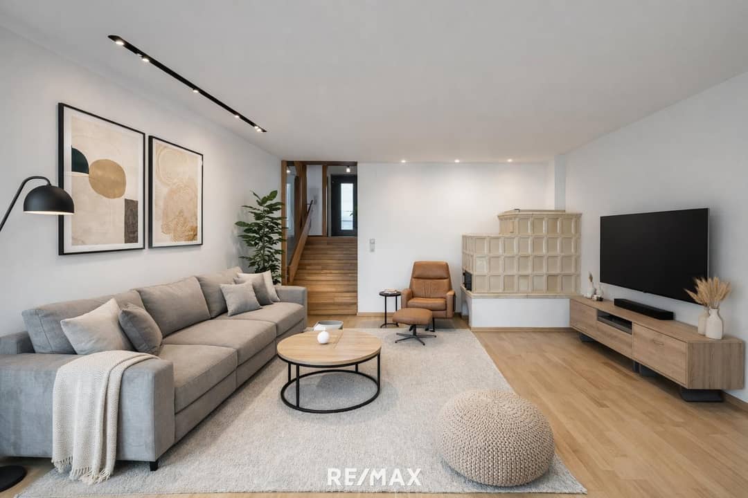 Wohnzimmer KI visualisiert
