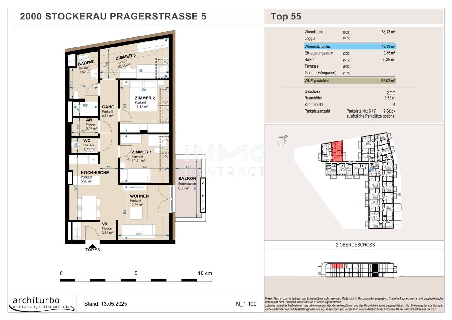 Neubauwohnung mit Garten und Tiefgarage