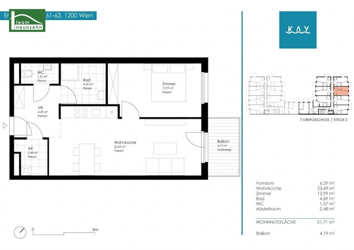 2-Room Apartment in Vienna 1200 near Danube