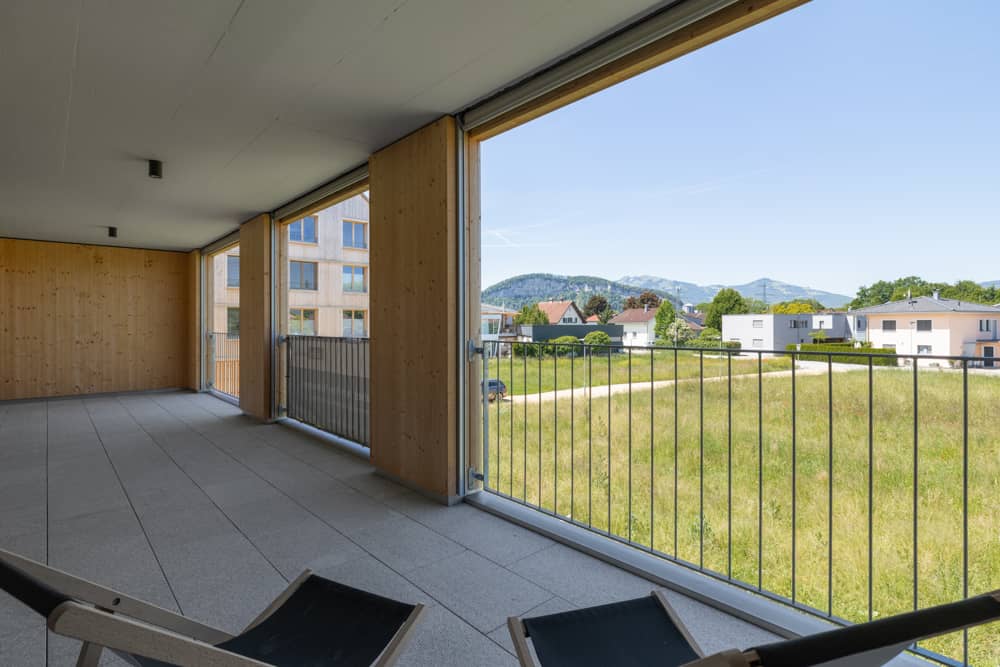 Maisonette apartment new build with 3 terraces