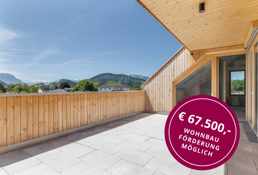 Dachgeschosswohnung with West Terrace First Occupancy