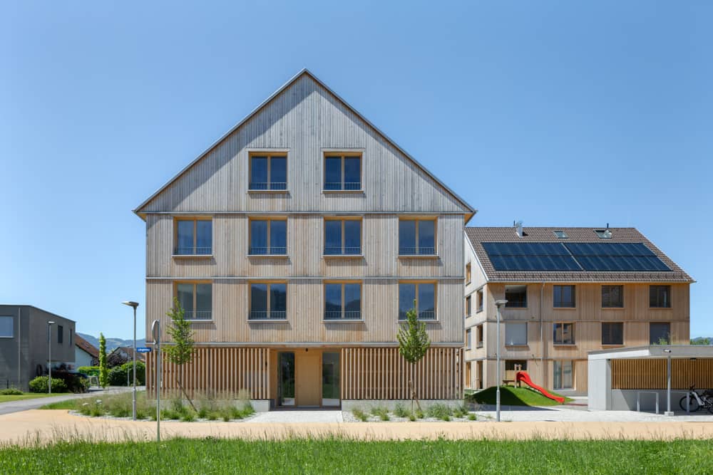 New build apartment with west terrace in quiet location