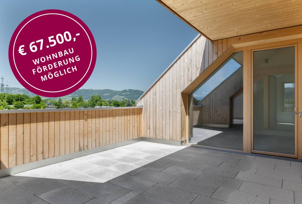 Dachgeschosswohnung Erstbezug große Terrasse