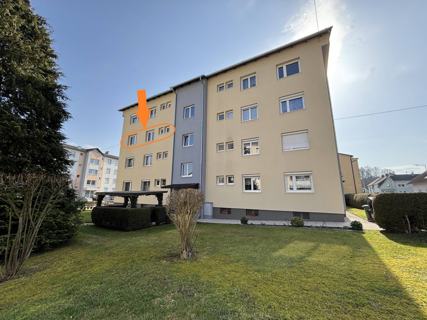 Wohnung sonnige Loggia nach Süden gute Lage