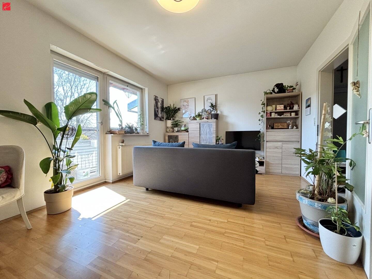 Wohnung Zentral gelegen Sonniger Balkon mit Grünblick