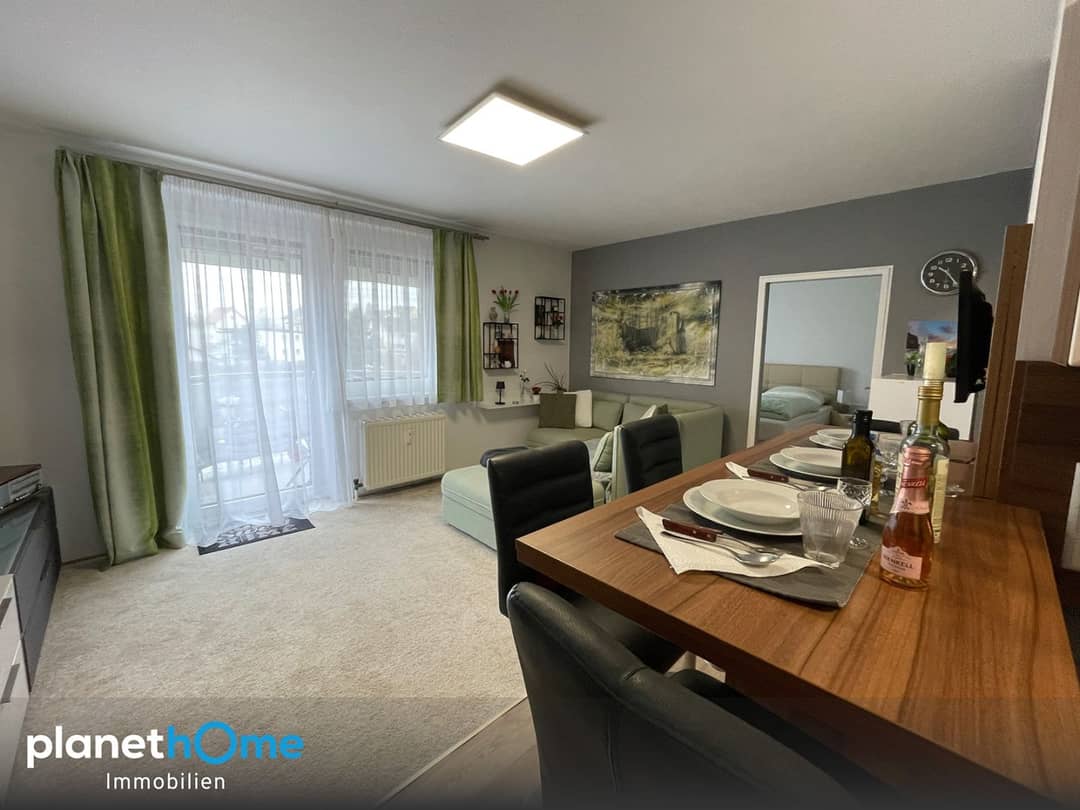 Wohnung ruhiger Lage mit Einbauküche und großzügigem Balkon