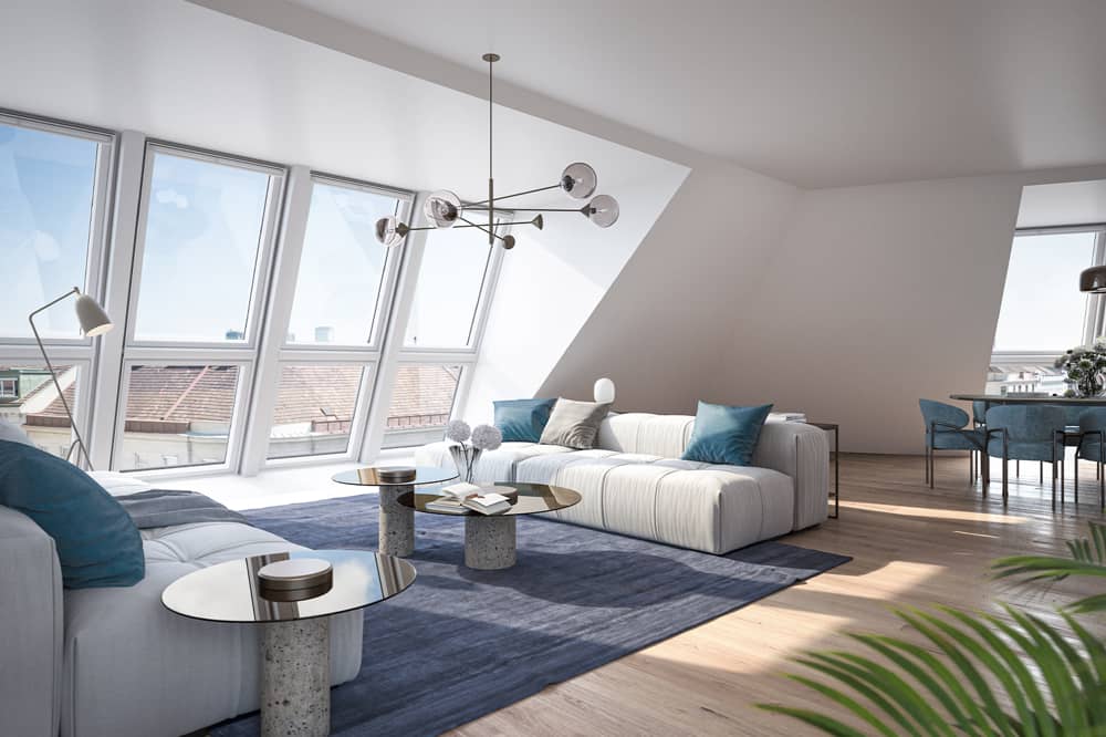 Penthouse mit privatem Pool und drei Terrassen