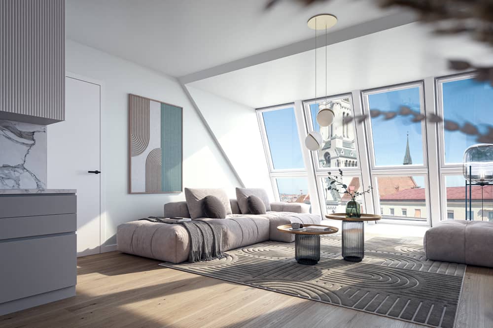 Penthouse mit privatem Pool und drei Terrassen