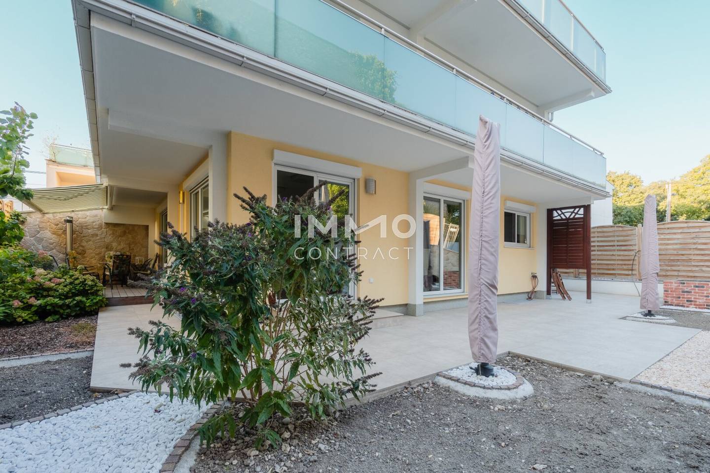 Terrassenwohnung mit mediterranem Garten an der Alten Donau