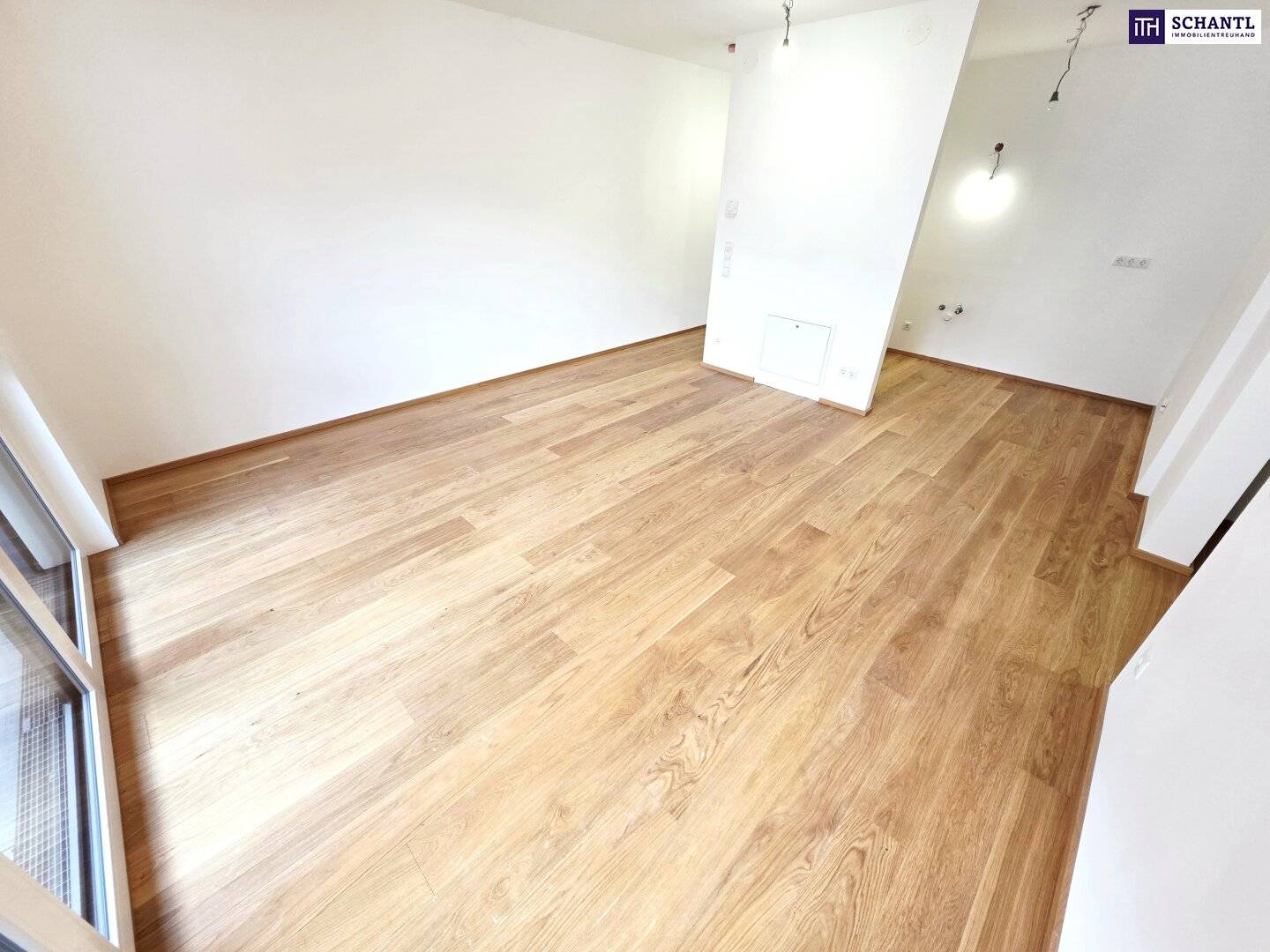 Wohnung Neubau Erstbezug Hofseitiger Balkon Blick ins Grüne