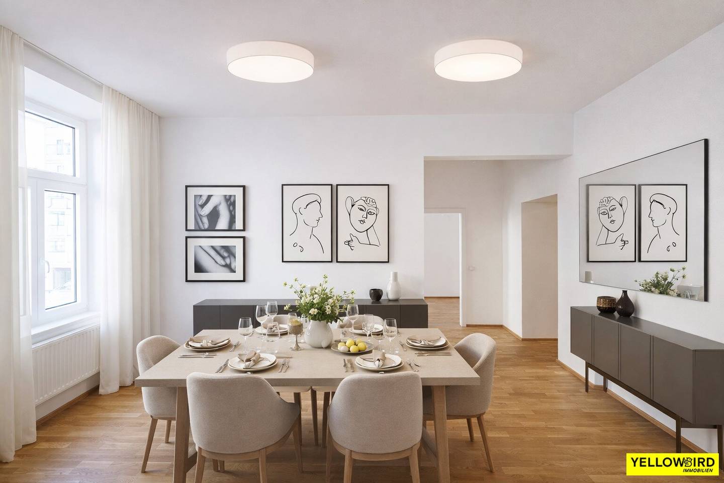 Wohnung hochwertig saniert Altbau ruhige Lage