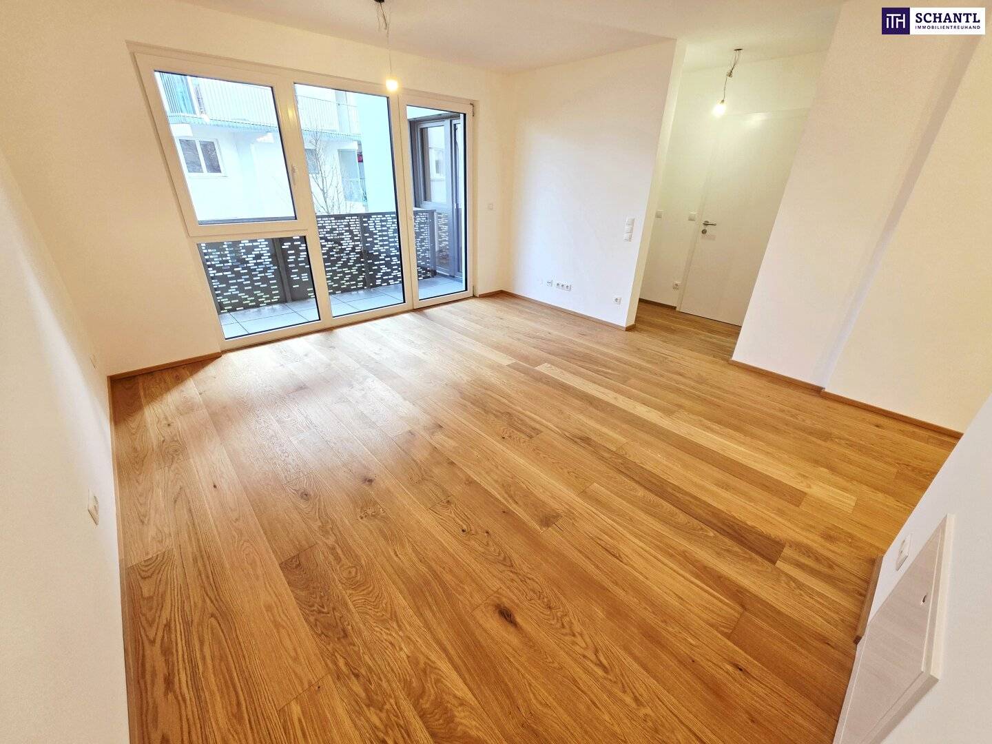 Hofseitige Wohnung mit Grünblick und Balkon