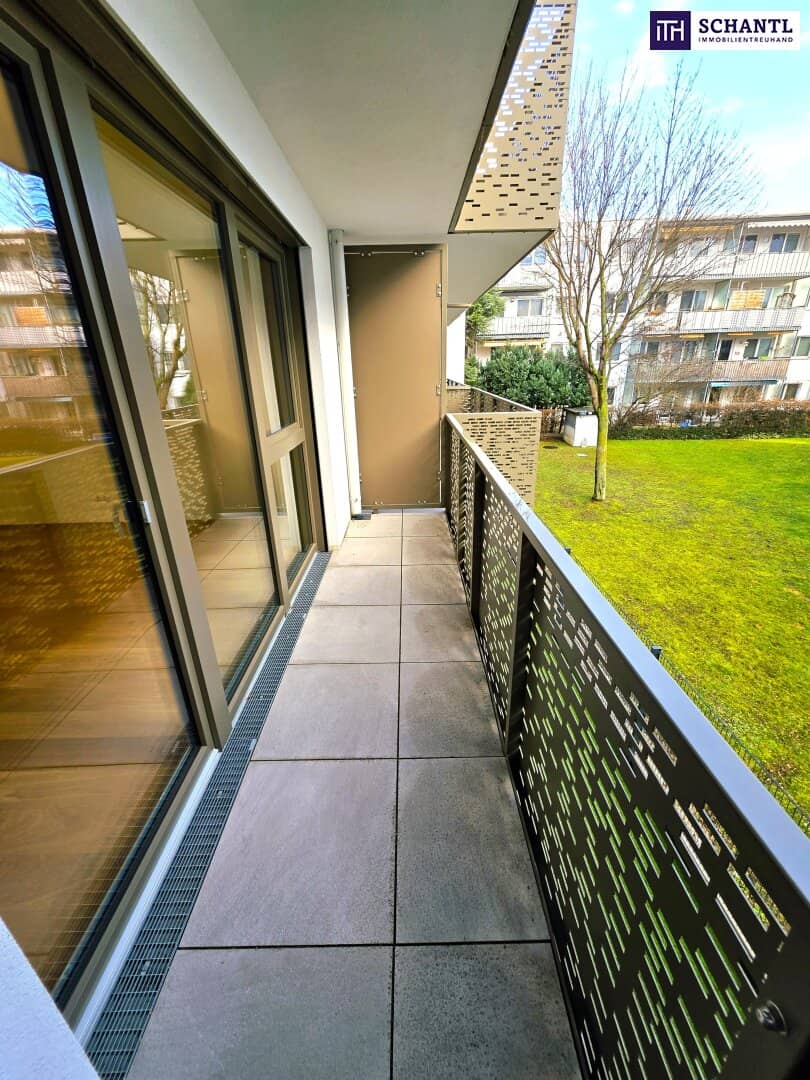 Hofseitige Wohnung mit Grünblick und Balkon