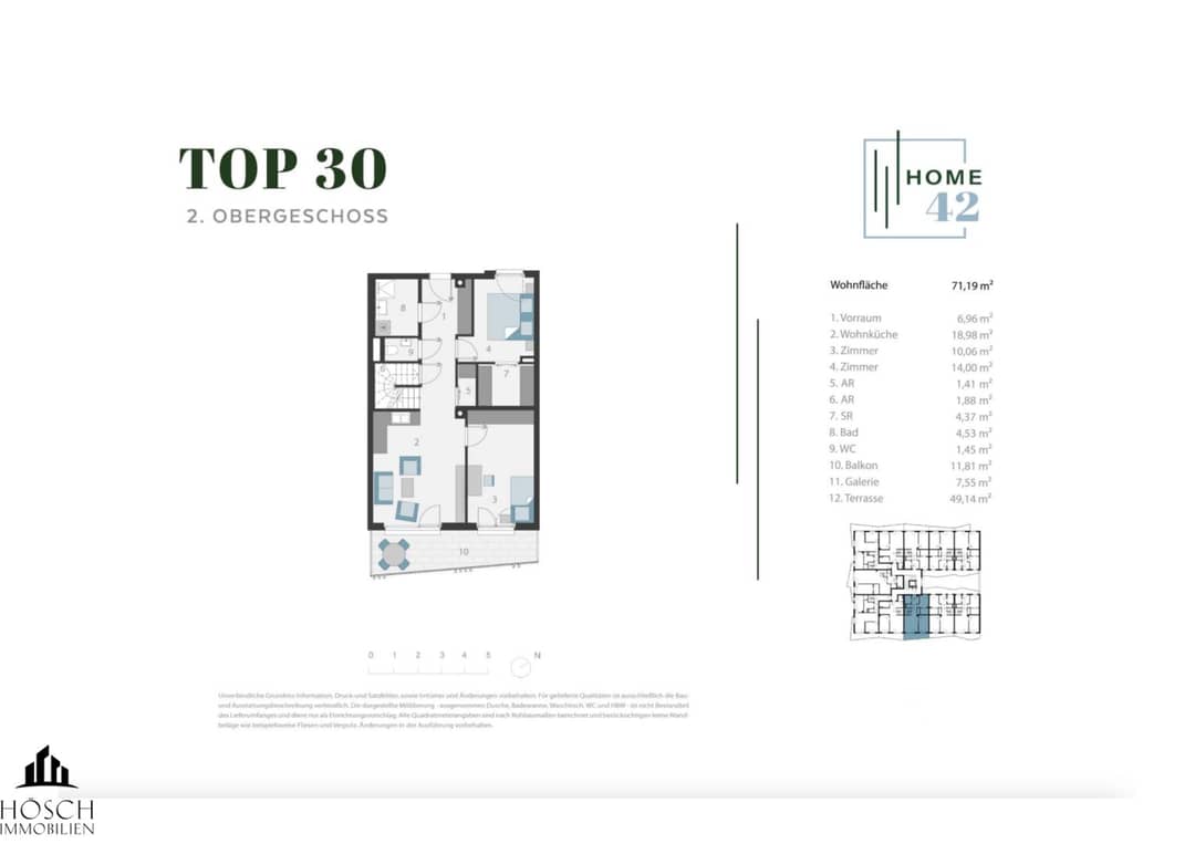 Maisonette Tullnerbach SE