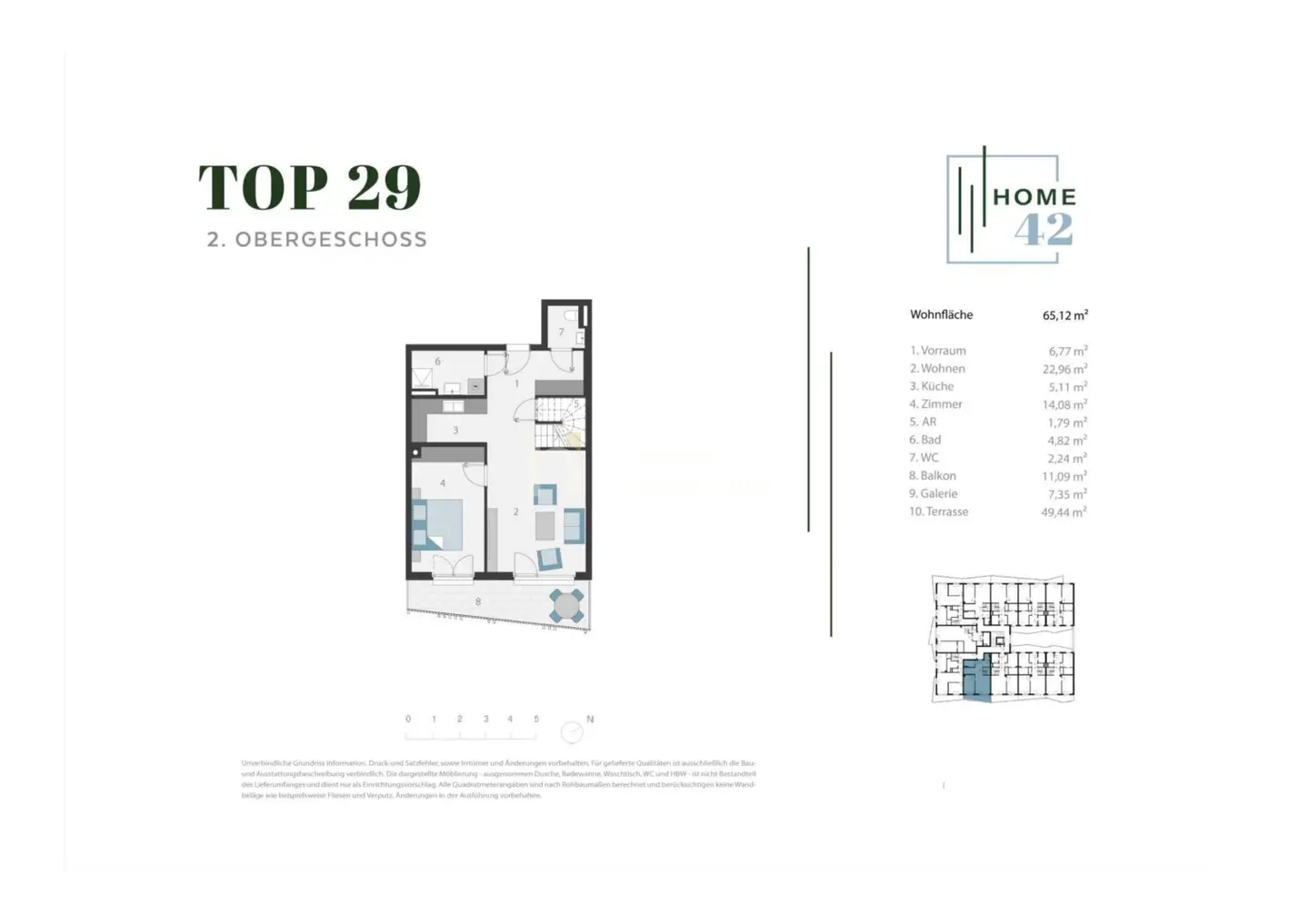 Maisonettewohnung mit Dachterrasse nahe Bahnhof