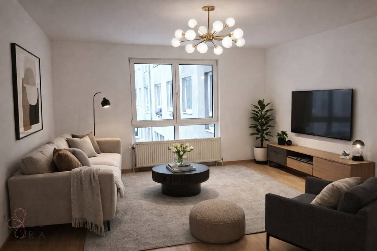 Wohnung mit Blick ins Grüne und lichtdurchflutete Räume