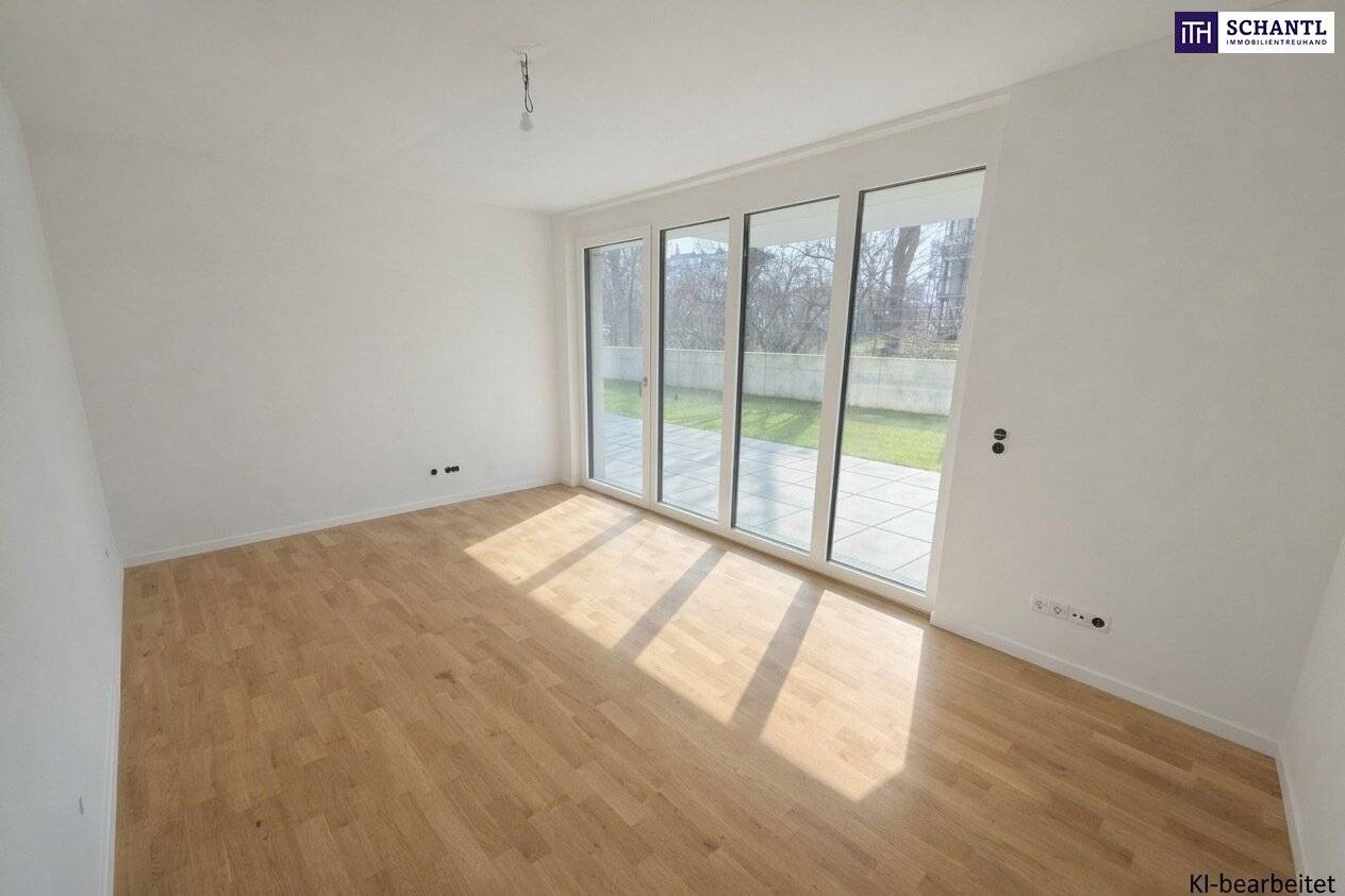 Garden apartment with 300m² garden, Vienna 21