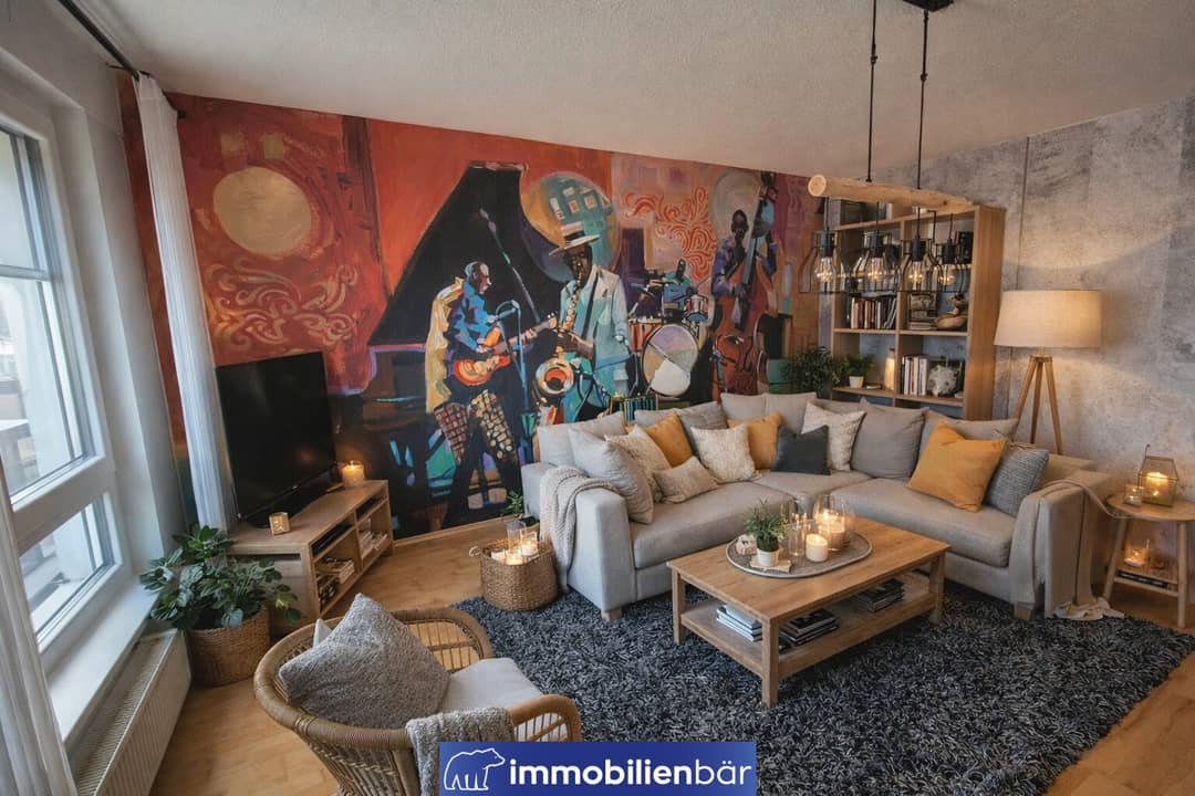 Cozy apartment with loggia in Rohrbach