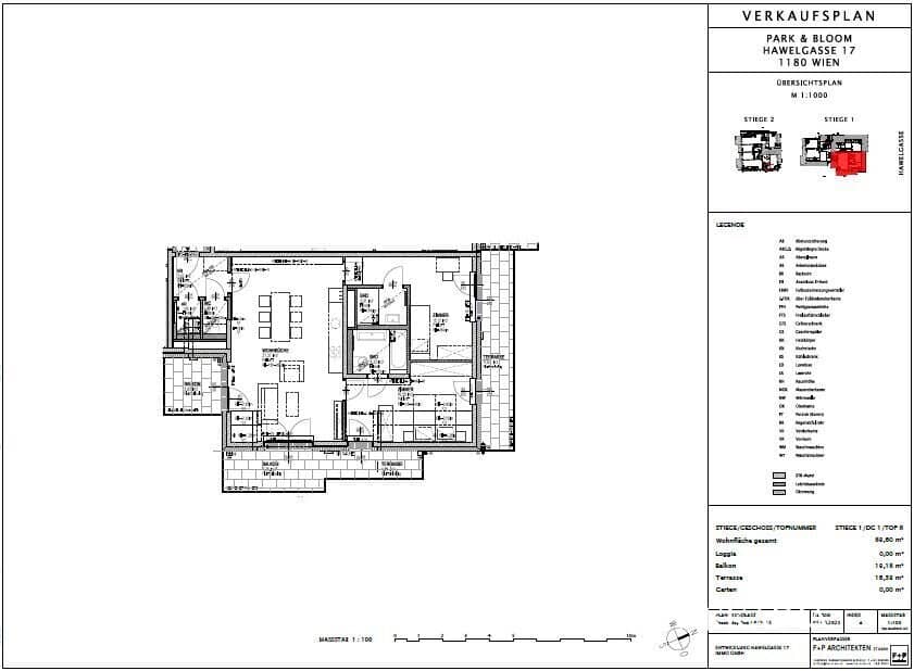Dachgeschosswohnung nahe Schlosspark mit Balkonen