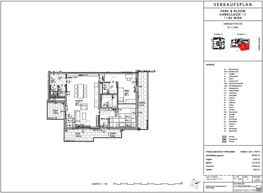 Dachgeschosswohnung nahe Schlosspark mit Balkonen