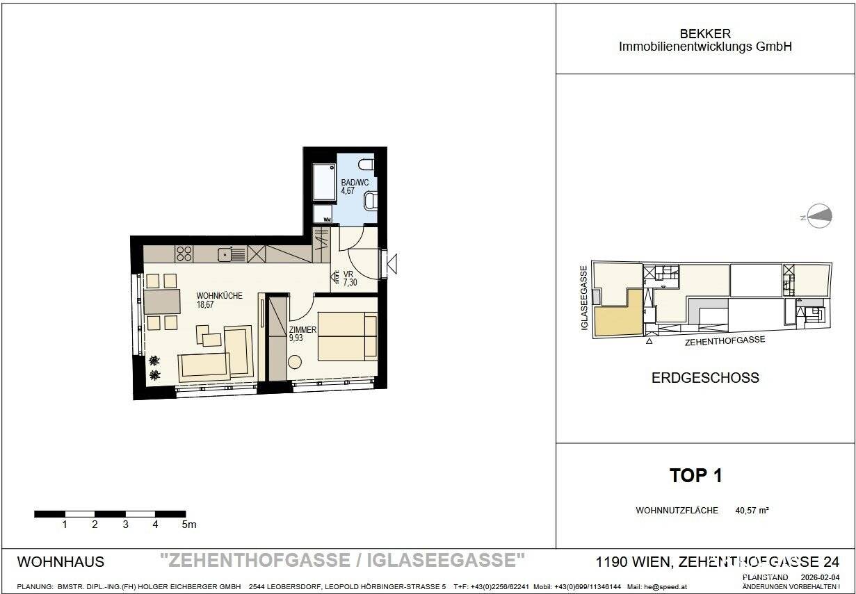 First occupancy new build apartment barrier free air conditioned