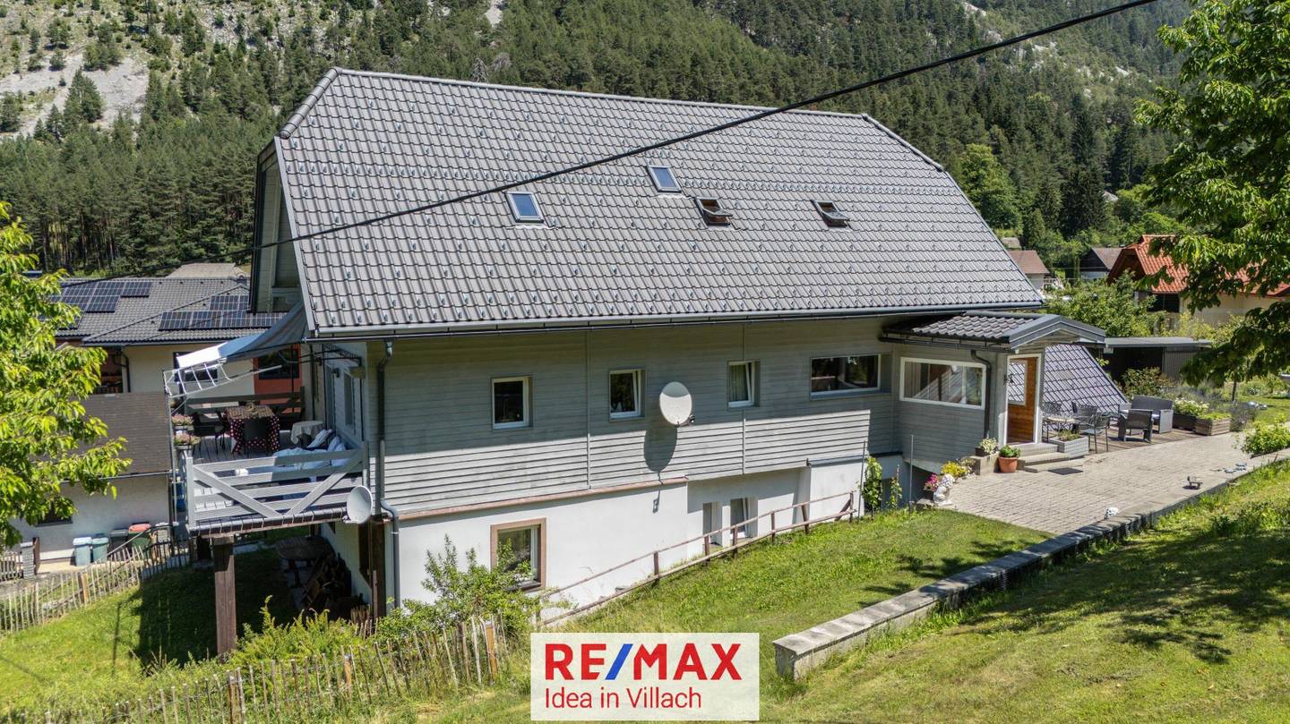 Chalet-Wohnung mit Garten in Bleiberg-Kreuth