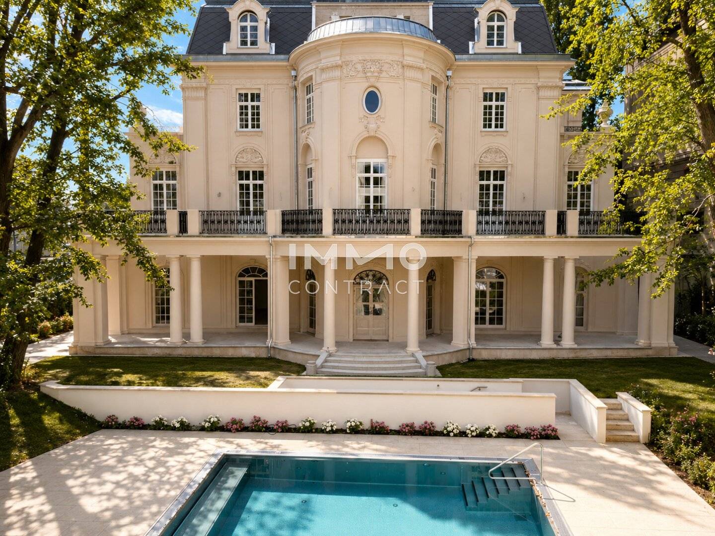 Wohnung mit großem Garten und Pool Erstbezug