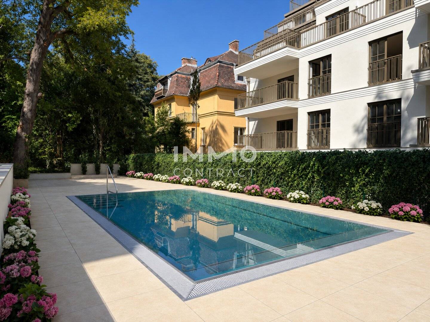 Wohnung Neubau Erstbezug mit Balkon und Pool