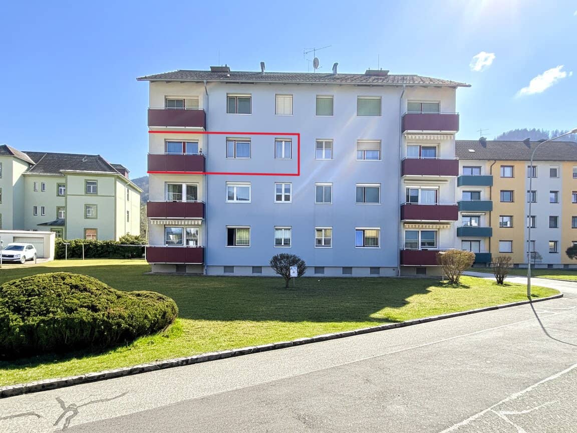 Wohnung zentrale Lage mit Balkon und Stellplatz