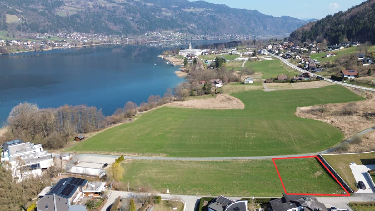 Exklusives Bauland 984m² mit Seeblick