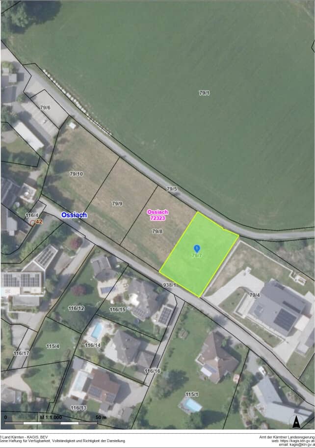Exklusives Bauland 984m² mit Seeblick