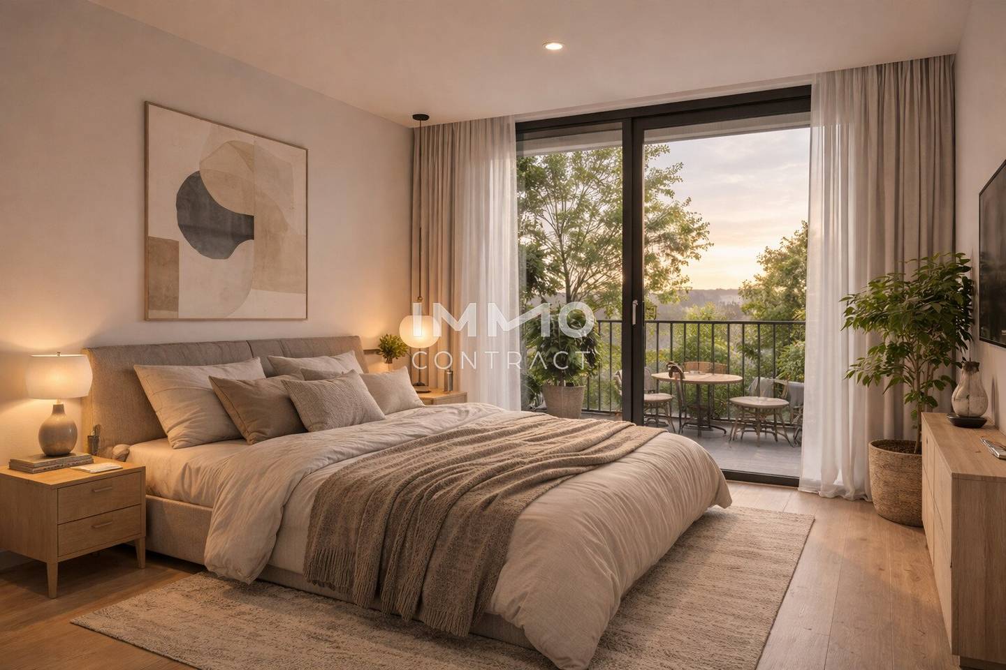 Apartment new build first occupancy balcony