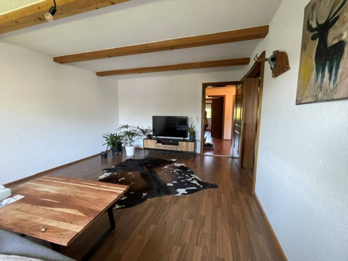 Wohnung ruhiger Ortsrand mit Garage inklusive