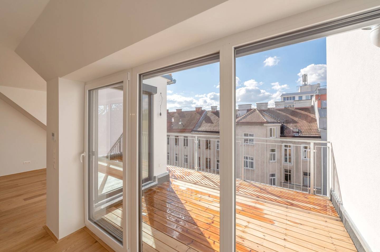 Attic apartment first occupancy with terrace