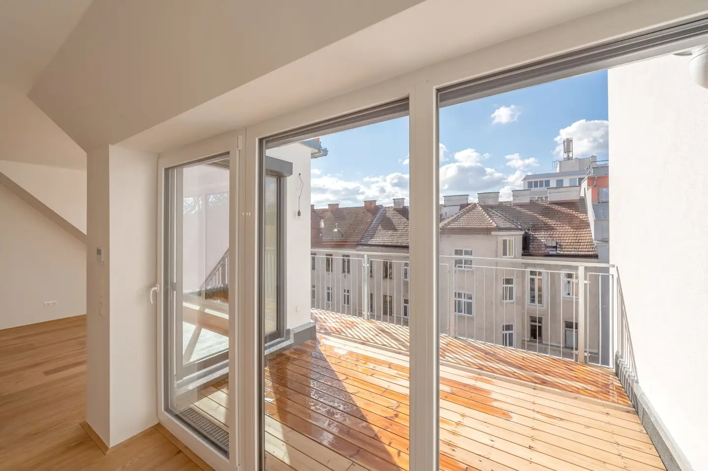 Attic apartment first occupancy with terrace
