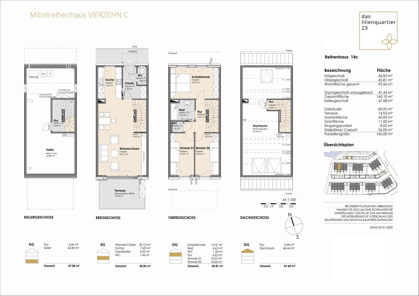 Neubau-Reihenhaus 140m² Straßwalchen