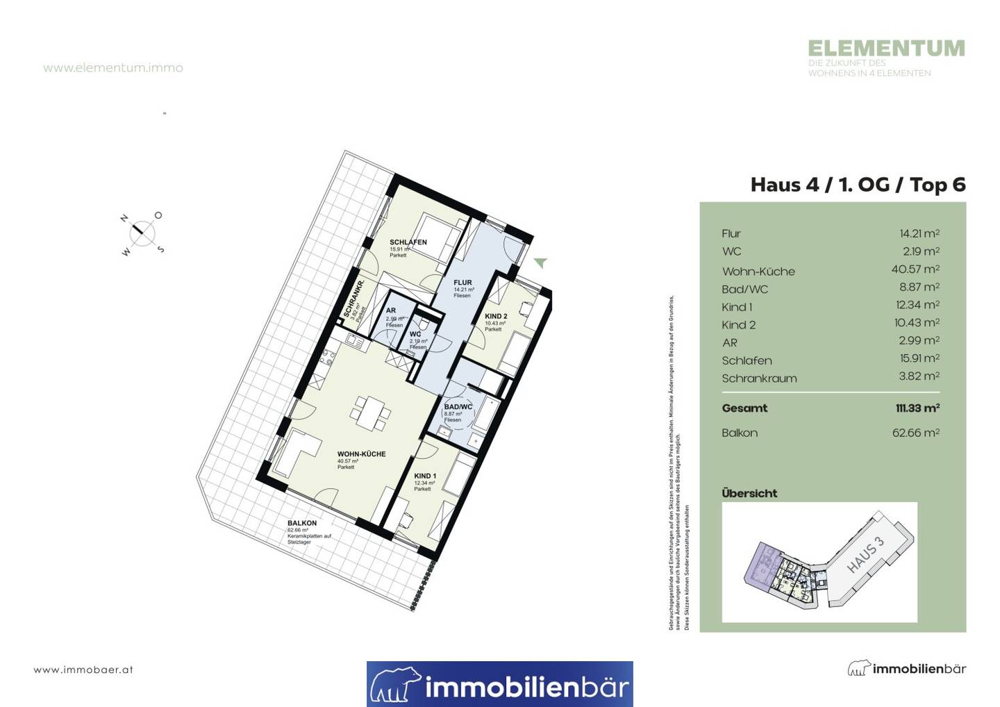 Wohnung Neubau Erstbezug Großzügiger Balkon