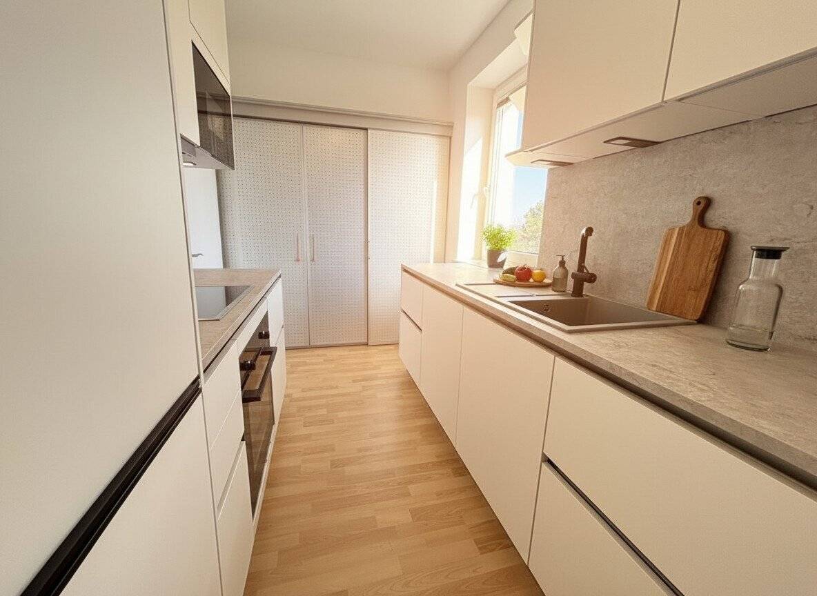 Apartment Keferfeld with new kitchen loggia