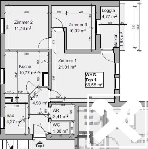 Erdgeschosswohnung Loggia Ruhige Anlage Fernwärme