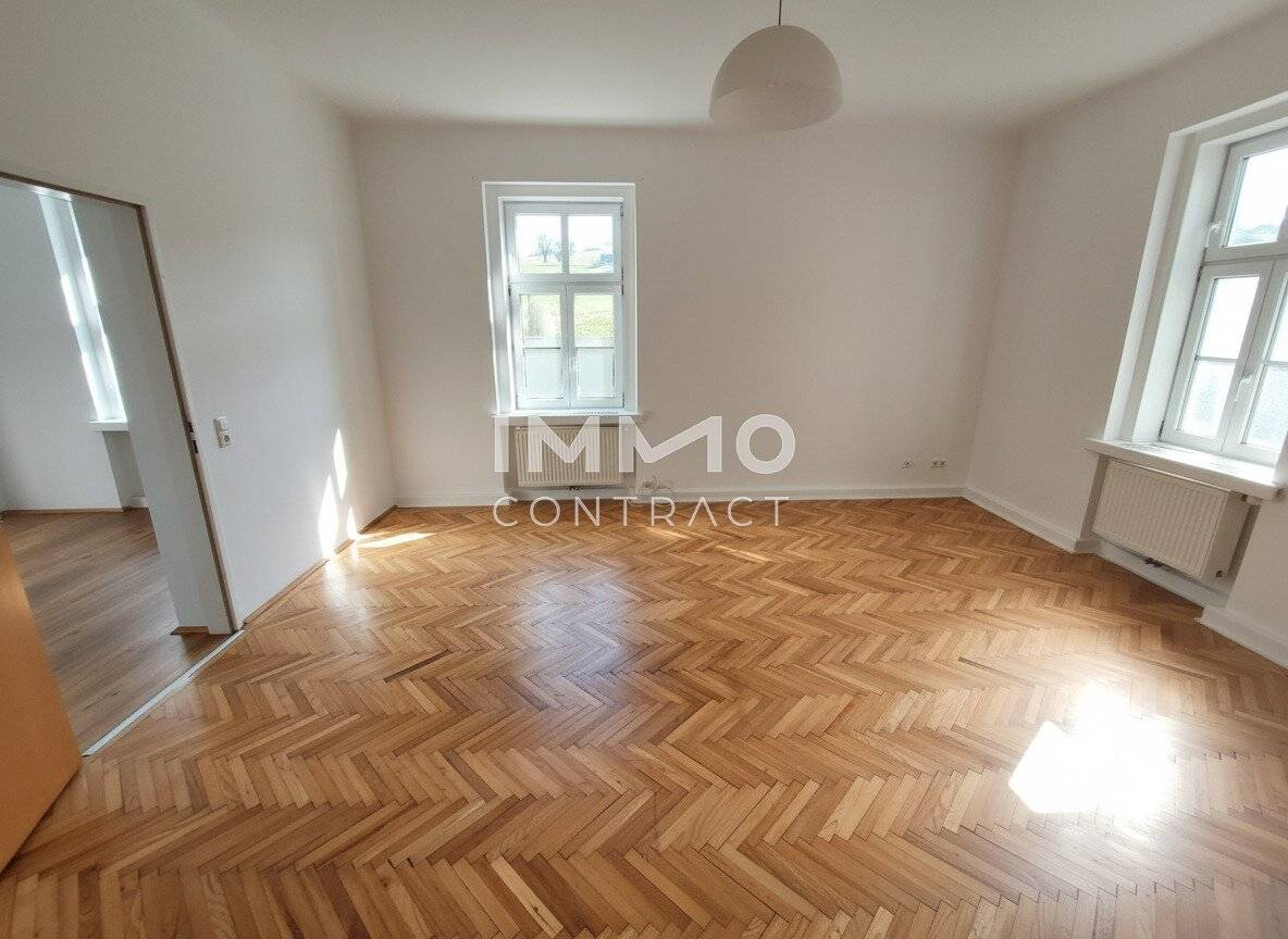 Old building apartment with loggia outskirts