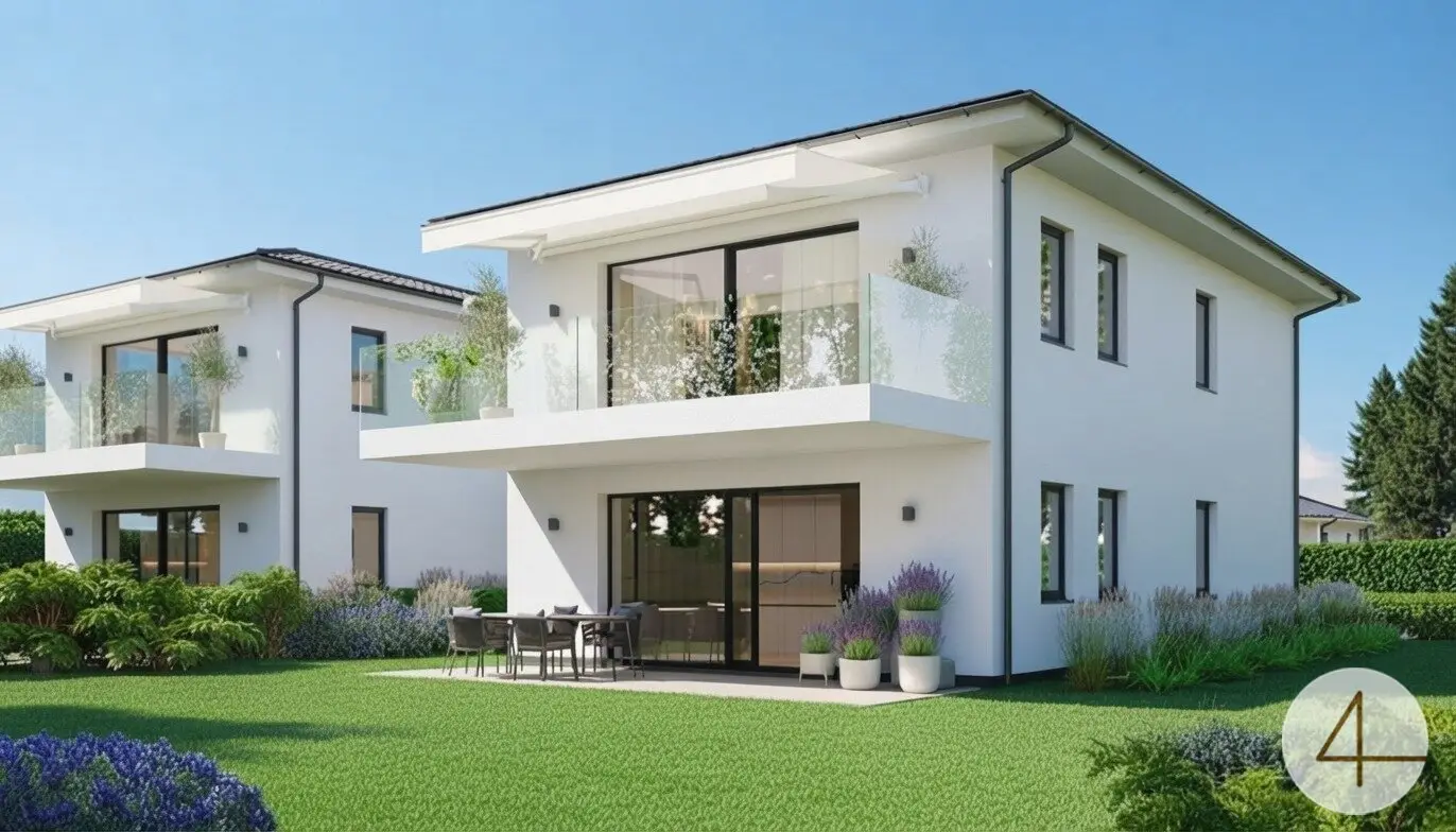Wohnung Neubau Erstbezug mit Balkon und Garten