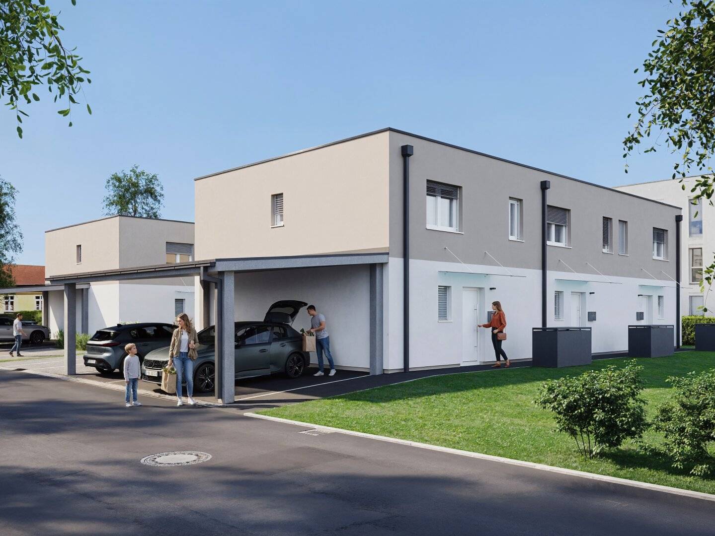 Reihenhaus mit Garten in Rüstorf