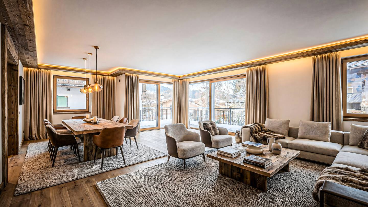 Erdgeschosswohnung Zentrum Kitzbühel Garten